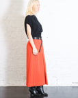Colorful Pleats Skirt in Manarola Boat Orange by Homme Plissé Issey Miyake-Homme Plissé Issey Miyake-Idlewild-Cincinnati