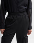 Compact Ultra Stretch Knit Sculpted Meir Pant in Black by Tibi-Tibi-Idlewild-Cincinnati