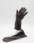 Contrast Lambskin Cashmere Lined Gloves in Gray/Black by Gloves Forino 1899-Gloves Forino 1899-Idlewild-Cincinnati