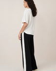 Contrast Track Pant in Black by Kowtow-Bottoms-Kowtow-Idlewild