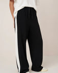 Contrast Track Pant in Black by Kowtow-Bottoms-Kowtow-Idlewild