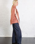 Cotton Poplin Shirt in Terracotta Red by MM6 Maison Margiela-MM6-Idlewild-Cincinnati