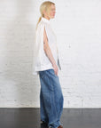 Cotton Poplin Shirt in White by MM6 Maison Margiela-MM6-Idlewild-Cincinnati