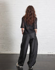 Crispy Nylon Winslow Pant in Black by Tibi-Tibi-Idlewild