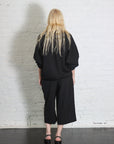 Cropped Drawstring Pant in Jet by 6397-6397-Idlewild-Cincinnati
