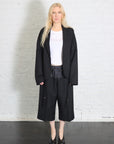 Cropped Drawstring Pant in Jet by 6397-6397-Idlewild-Cincinnati