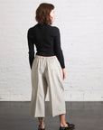 Cropped Drawstring Pant in Stone by 6397-6397-Idlewild-Cincinnati