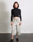 Cropped Drawstring Pant in Stone by 6397-6397-Idlewild-Cincinnati