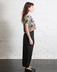 Cropped T-Shirt in Patchwork Print by Serien°umerica-Serien°umerica-Idlewild-Cincinnati