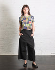 Cropped T-Shirt in Patchwork Print by Serien°umerica-Serien°umerica-Idlewild-Cincinnati