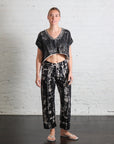 Cropped Vest in Black Paint by Serien°umerica-Serien°umerica-Idlewild-Cincinnati