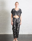 Cropped Vest in Black Paint by Serien°umerica-Serien°umerica-Idlewild-Cincinnati