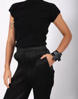 Cross PL Cuff in Black by Aumorfia-Aumorfia-Idlewild-Cincinnati