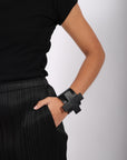 Cross PL Cuff in Black by Aumorfia-Aumorfia-Idlewild-Cincinnati