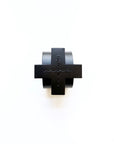 Cross PL Cuff in Black by Aumorfia-Aumorfia-Idlewild-Cincinnati