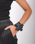 Cross PL Cuff in Black by Aumorfia-Aumorfia-Idlewild-Cincinnati