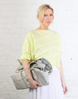 Crumpable Bag in Grey by Issey Miyake-Issey Miyake-Idlewild-Cincinnati