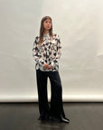Cruz Shirt in Graphic Roses Print by Shwetambari-Shwetambari-Idlewild-Cincinnati