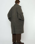 Cuffed Wool Coat in Heathered Taupe by 7115 by Szeki-7115 by Szeki-Idlewild-Cincinnati