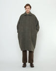 Cuffed Wool Coat in Heathered Taupe by 7115 by Szeki-7115 by Szeki-Idlewild-Cincinnati
