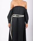 D Belt in White by Aumorfia-Aumorfia-Idlewild-Cincinnati