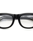 D28 Readers in Gloss Black & Vodka by Caddis-Accessories-Caddis Eyewear-Idlewild