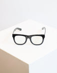 D28 Readers in Gloss Black & Vodka by Caddis-Caddis Eyewear-Idlewild-Cincinnati