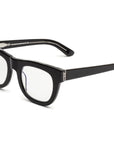 D28 Readers in Gloss Black & Vodka by Caddis-Accessories-Caddis Eyewear-Idlewild