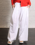 Dalla Clara Pants in White by Labo.Art-Labo.Art-Idlewild-Cincinnati