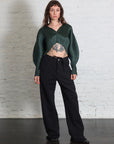December Monthly Colors Cardigan in Forest Green by Pleats Please Issey Miyake-Pleats Please Issey Miyake-Idlewild-Cincinnati