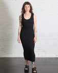 Dimension Tank Maxi Dress in Black by Enza Costa-Enza Costa-Idlewild-Cincinnati