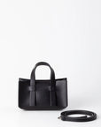 DoppioCubo Midi Handbag in Black by Arrhe Studio-Bags-Arrhe Studio-Idlewild