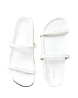 Double Strap Slide in White by St Agni-St. Agni-Idlewild-Cincinnati