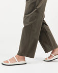 Double Strap Slide in White by St Agni-St. Agni-Idlewild-Cincinnati