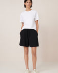 Drawcord Shorts in Black by Kowtow-Kowtow-Idlewild-Cincinnati