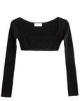 El Tigre Chiquito Crop Top in Black by GIL RODRIGUEZ-Tops-GIL RODRIGUEZ-Idlewild
