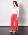 El Tigre Long Sleeve Bodysuit in White by GIL RODRIGUEZ-GIL RODRIGUEZ-Idlewild-Cincinnati