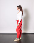 El Tigre Long Sleeve Bodysuit in White by GIL RODRIGUEZ-GIL RODRIGUEZ-Idlewild-Cincinnati