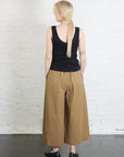Elastic Culotte in Tan Brown by 7115 by Szeki-7115 by Szeki-Idlewild-Cincinnati
