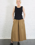Elastic Culotte in Tan Brown by 7115 by Szeki-7115 by Szeki-Idlewild-Cincinnati