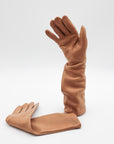 Elbow Lambskin Silk Lined Gloves in Camel by Gloves Forino 1899-Gloves Forino 1899-Idlewild-Cincinnati