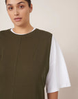 Elm Dress in Ivy by Kowtow-Kowtow-Idlewild-Cincinnati