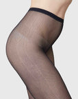 Elvira Net Tights in Black by Swedish Stockings-Swedish Stockings-Idlewild