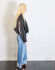 Faux Leather Origami Jacket in Black by Planet-Planet-Idlewild-Cincinnati