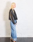 Faux Leather Origami Jacket in Black by Planet-Planet-Idlewild-Cincinnati