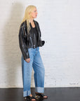 Faux Leather Origami Jacket in Black by Planet-Planet-Idlewild-Cincinnati