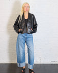 Faux Leather Origami Jacket in Black by Planet-Planet-Idlewild-Cincinnati