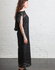 Fil Coupé Camille Dress in Black by Tibi-Tibi-Idlewild-Cincinnati