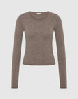 Fine Merino Wool Long Sleeve Top in Vapor by St. Agni-St. Agni-Idlewild-Cincinnati