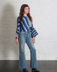 Flare Jean Trouser in Green Blue by Tanaka Denim-TANAKA-Idlewild-Cincinnati